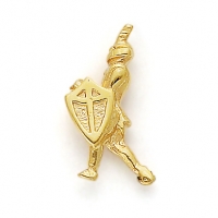 GOLD KNIGHT IN SHINING ARMOUR