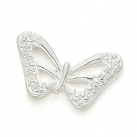 SILVER / CZ BEAUTIFUL BUTTERFLY