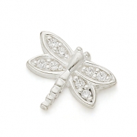 SILVER / CZ DRAGONFLY