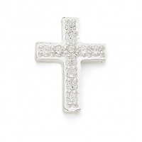 SILVER / CZ CROSS