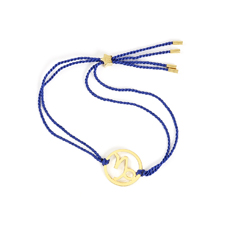 Capricorn Zodiac Gold - indigo cord