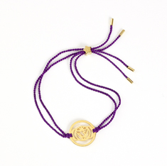 Brow Chakra Gold-indigo cord