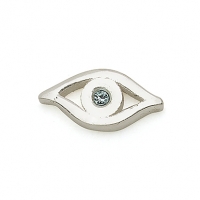 SILVER / CZ EVIL EYE