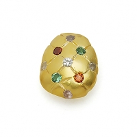 GOLD / CZ  EASTER EGG