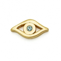 GOLD / CZ  EVIL EYE